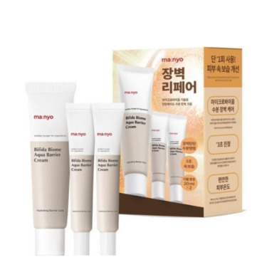 Manyo Bifida Biome Aqua Barrier Cream Set (80 мл+ 2 шт х 20 мл) — Набір кремів з пробіотиками