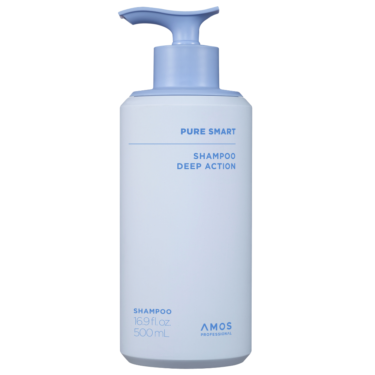Amos Professional Pure Smart Shampoo Deep Action 500 мл — Шампунь від лупи інтенсивної дії