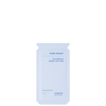 Amos Professional Pure Smart Shampoo Deep Action 7 мл — Тестер шампунь від лупи інтенсивної дії