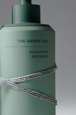 Amos Professional The Green Tea Shampoo Refresh 500 мл — Шампунь с зеленым чаем для жирной кожи головы