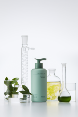 Amos Professional The Green Tea Shampoo Refresh 500 мл — Шампунь с зеленым чаем для жирной кожи головы