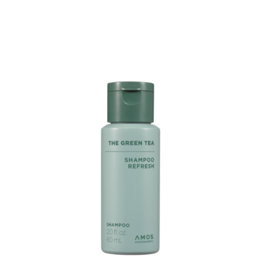 Amos Professional The Green Tea Shampoo Refresh 60 мл — Шампунь із зеленим чаєм для жирної шкіри голови