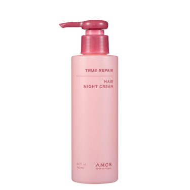 Amos Professional True Repair Night Cream 180 мл — Нічний незмивний крем для сухого та пошкодженого волосся