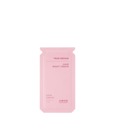 Amos Professional True Repair Night Cream 7 мл — Тестер нічний незмивний крем для сухого та пошкодженого волосся