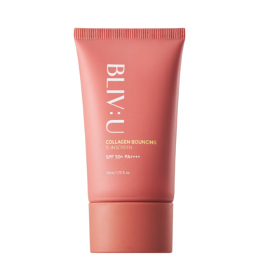 BLIV:U Collagen Bouncing Sunscreen SPF 50+ PA++++ — Легкий сонцезахисний крем з колагеном SPF 50+
