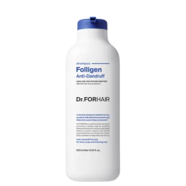 Dr.FORHAIR Folligen Anti-Dandruff Shampoo 300 мл — Шампунь от перхоти для ослабленных волос