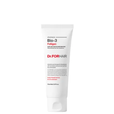 Dr.FORHAIR Folligen BIO 3 Shampoo 70 мл — Відновлюючий шампунь проти випадіння зі стовбуровими клітинами (міні) Dr.FORHAIR Folligen BIO 3 Shampoo 70 мл — Відновлюючий шампунь проти випадіння зі стовбуровими клітинами (міні)