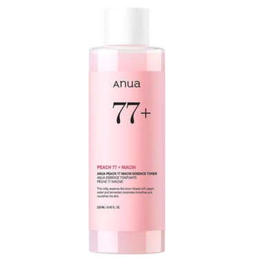 Anua Peach 77% Niacin Essence Toner — Тонер-есенція з персиком
