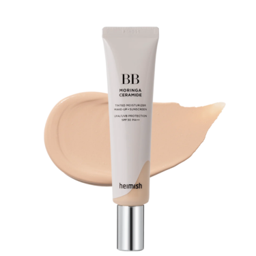 Heimish Moringa Ceramide BB Cream SPF 30 PA++ 21C Light Beige — Тональный ВВ-крем для светлой кожи с нейтрально-холодным подтоном