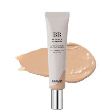 Heimish Moringa Ceramide BB Cream SPF 30 PA++ 23N Light Medium — Тональний ВВ-крем для легко-засмаглої шкіри з нейтрально-теплим підтоном