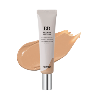 Heimish Moringa Ceramide BB Cream SPF 30 PA++ 25N Medium — Тональный ВВ-крем для загорелой кожи с нейтрально-теплым подтоном