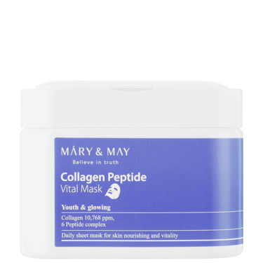 Mary&May Collagen Peptide Vital Mask — Тканинні ліфтинг-маски з пептидами та колагеном