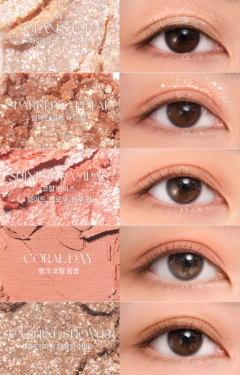 Rom&nd Better Than Palette 01 Pampas Garden — Палетка тіней 10 натуральних відтінків