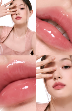 Rom&nd Glasting Color Gloss 06 Deepen Moor — Стійкий блиск для ефекту скляних губ в нюдово-коричневому відтінку