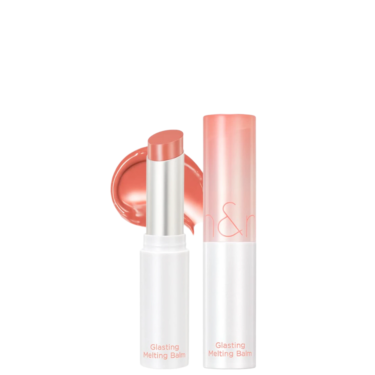 Rom&nd Glasting Melting Balm 03 Sorbet Balm — Танучий бальзам для губ в коралово-грейпфрутовому відтінку
