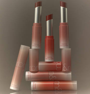 Rom&nd Glasting Melting Balm 06 Kaya Fig — Тающий бальзам для губ в оттенке розы