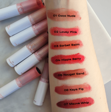 Rom&nd Glasting Melting Balm 06 Kaya Fig — Тающий бальзам для губ в оттенке розы
