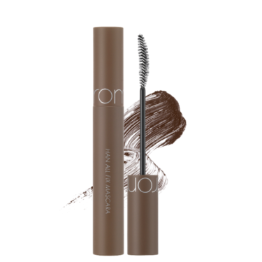 Rom&nd Han All Fix Mascara L03 Long Hazel — Водостійка подовжуюча туш теплого коричневого кольору