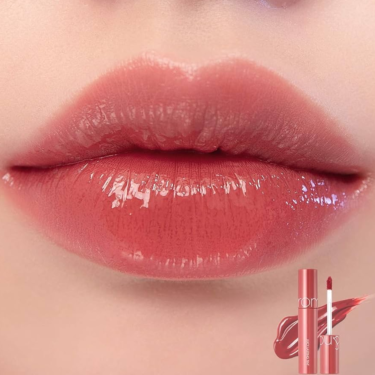 Rom&nd Juicy Lasting Tint 11 Pink Pumpkin — Стойкий глянцевый тинт для губ в розово-тыквенном оттенке