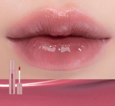 Rom&nd Juicy Lasting Tint 25 Bare Grape — Стійкий глянцевий тінт для губ в світлому виноградно-бежевому (холодний підтон) відтінку