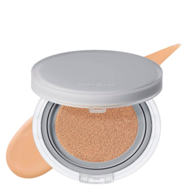 Rom&nd Nu Zero Cushion SPF24 PA++ 05 Sand 25 — Стойкий тональный кушон в теплом бежевом оттенке