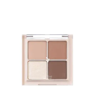 Rom&nd Better Than Eyes Palette N01 Dry Willow Flower — Маленька палетка тіней для повік у нейтральних тонах
