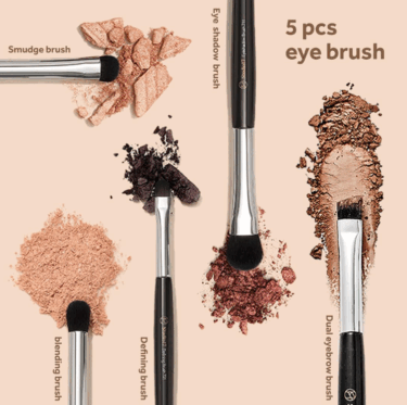 Studio17 Eye Makeup Brush Set — Набір пензлів для макіяжу очей (5 шт)