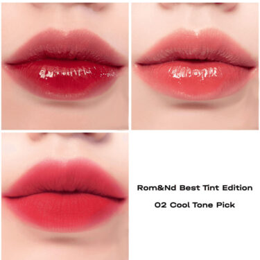 Rom&nd Best Tint Edition – 02 Cool Tone Pick — Набір міні-тинтів у трендових тонах