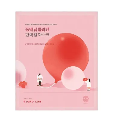 Round Lab Camellia Deep Collagen Firming Gel Mask — Гидрогелевая маска с коллагеном