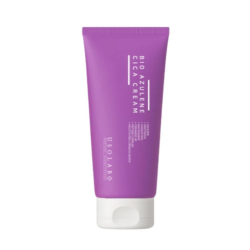 Usolab Bio Azulene Cica Cream 70 мл — Заспокійливий та відновлюючий ламелярний крем Usolab Bio Azulene Cica Cream 70 мл — Заспокійливий та відновлюючий ламелярний крем