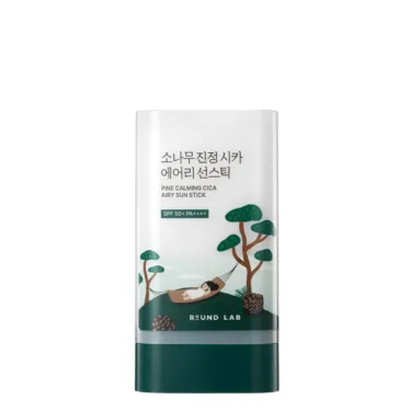 Round Lab Pine Calming Cica Airy Sun Stick — Солнцезащитный стик с экстрактом иголок сосны