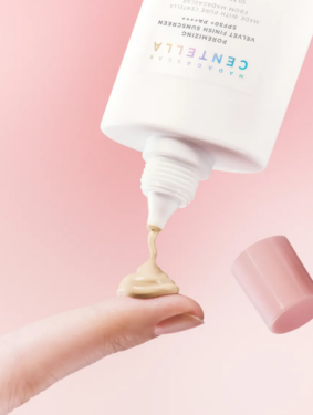 SKIN1004 Centella Poremizing Velvet Finish Sunscreen — Тонуючий сонцезахисний крем